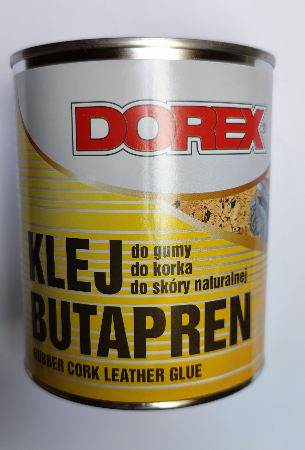 Klej butapren 0.8 l korek guma skóra filc