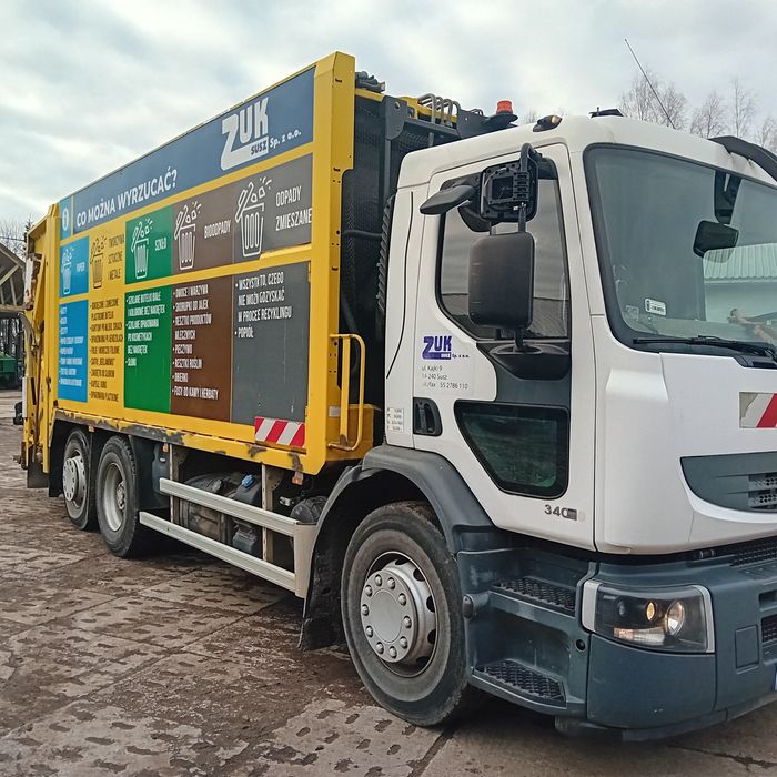 Renault Premium śmieciarka zabudowa beczka asenizacyjny,  hakowiec