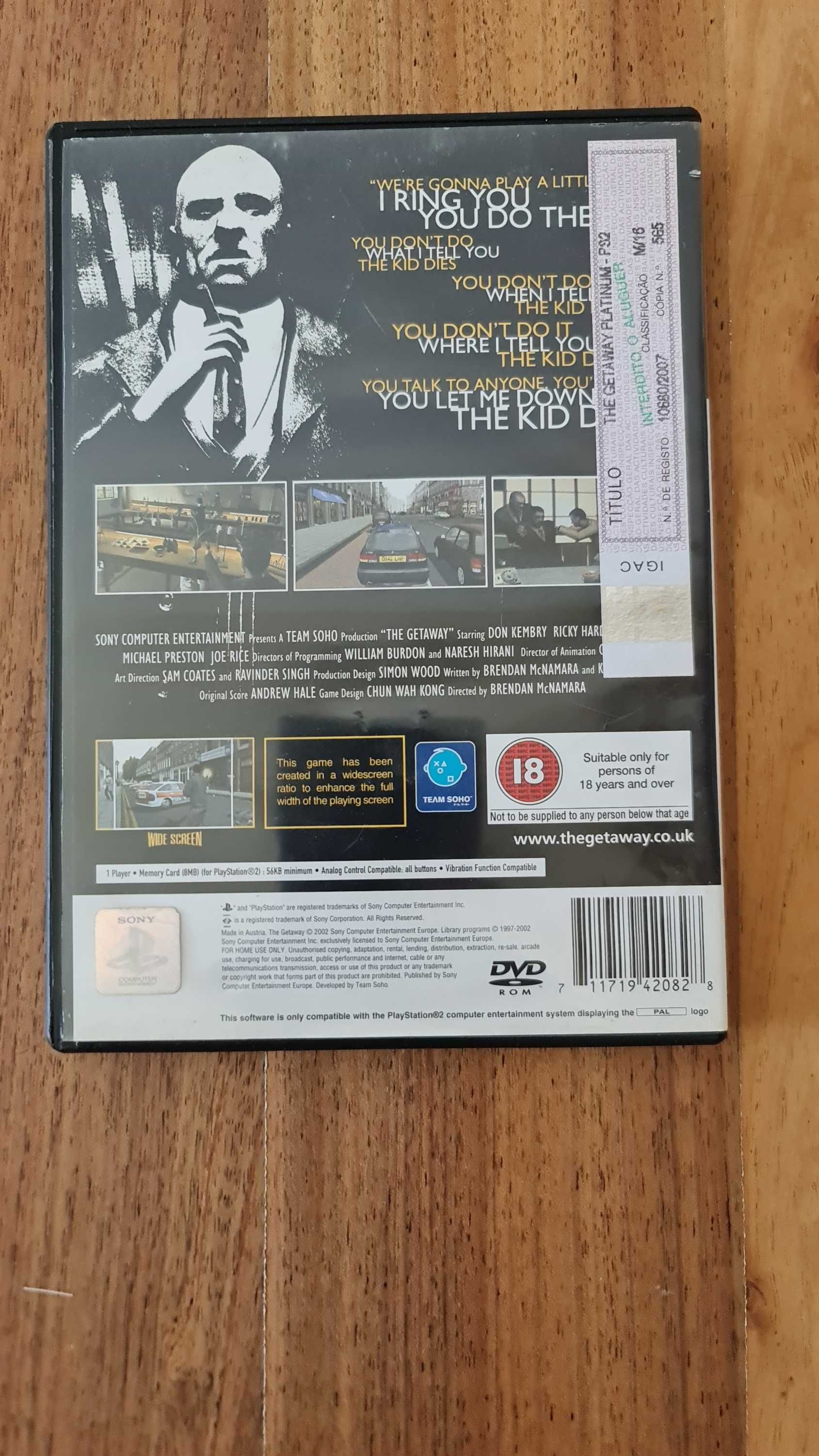 The Getaway (completo) Playstation 2