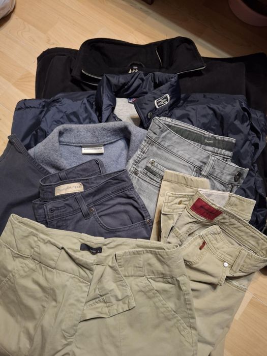 Pakiet ubrań męskich + damski żakiet