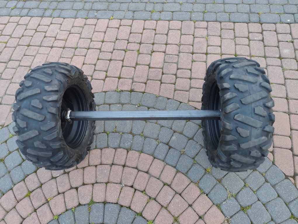NOWA oś do przyczepki wózka ogrodowego atv mauzer