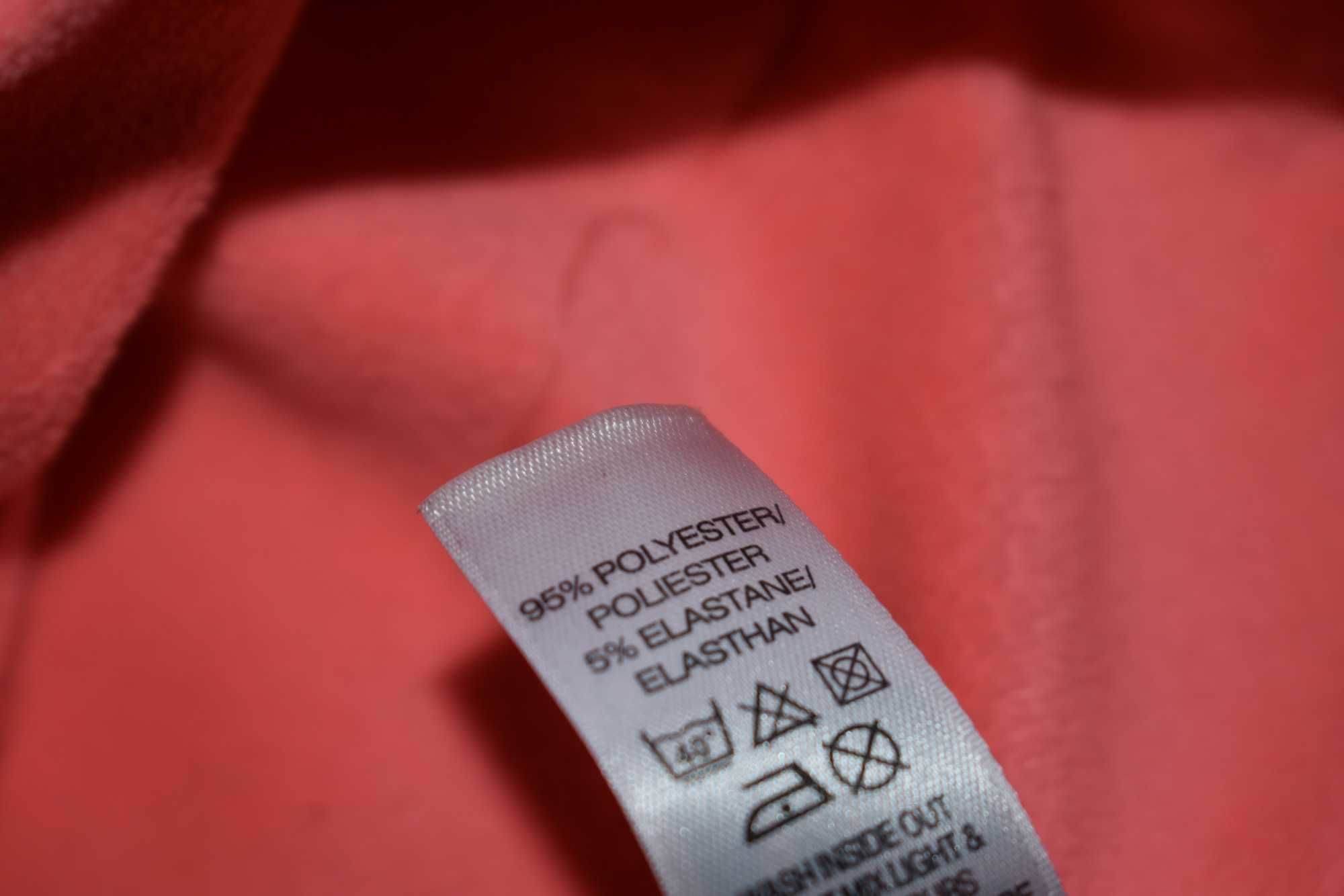 Bluza polarowa 134 140 z polaru ciepła z kapturem polar ciepła morelow