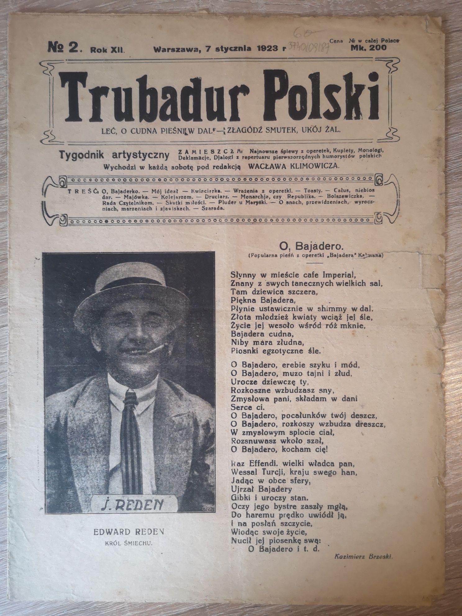 Trubadur Polski - tygodnik artystyczny