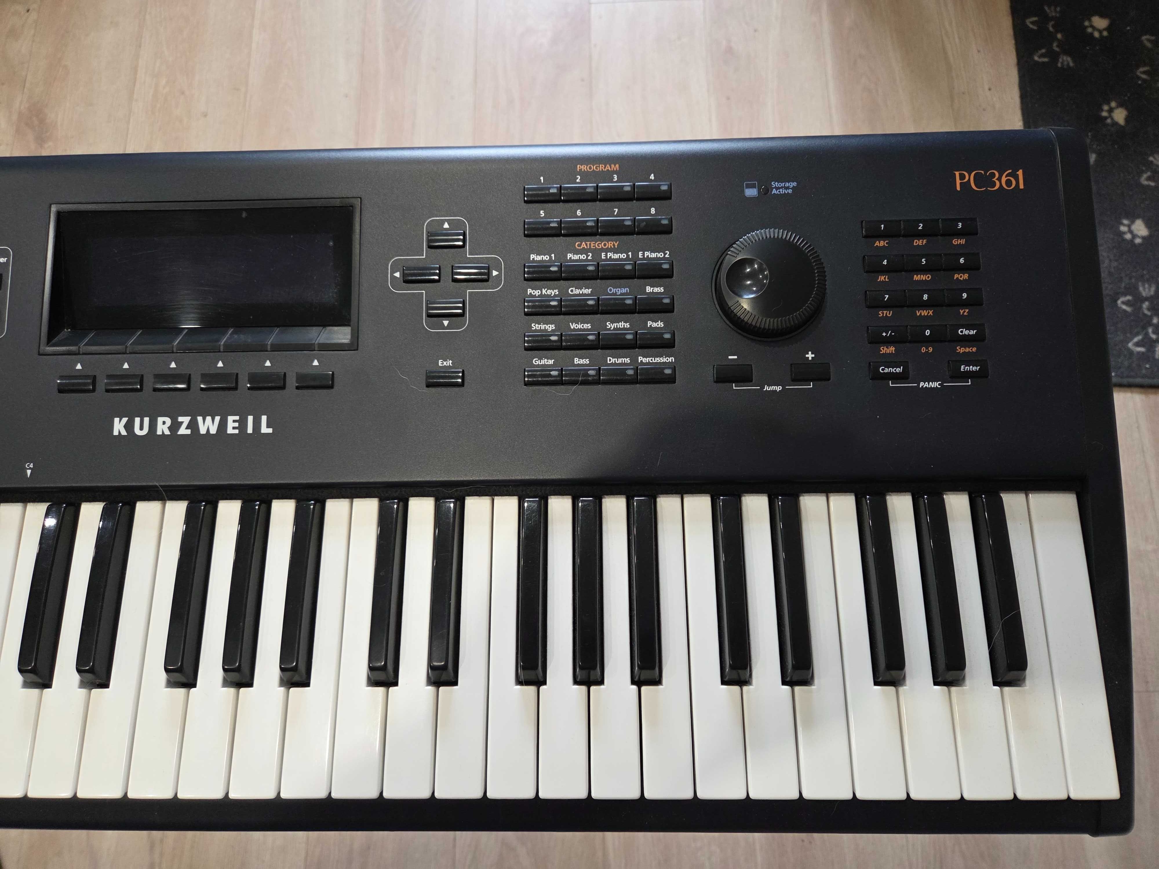 KURZWEIL PC361 Syntezator VAST i VA-1 + twardy case Romanowicz