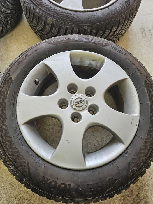 Felgi aluminiowe r16 nissan opony zimowe HANKOOK 205/60/R16