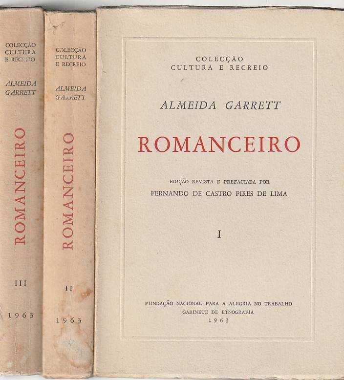 Romanceiro – 3 volumes-Almeida Garrett-F.N.A.T.