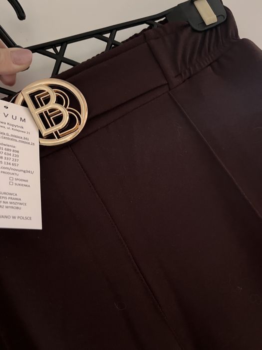 Spodnie damskie czekoladowe