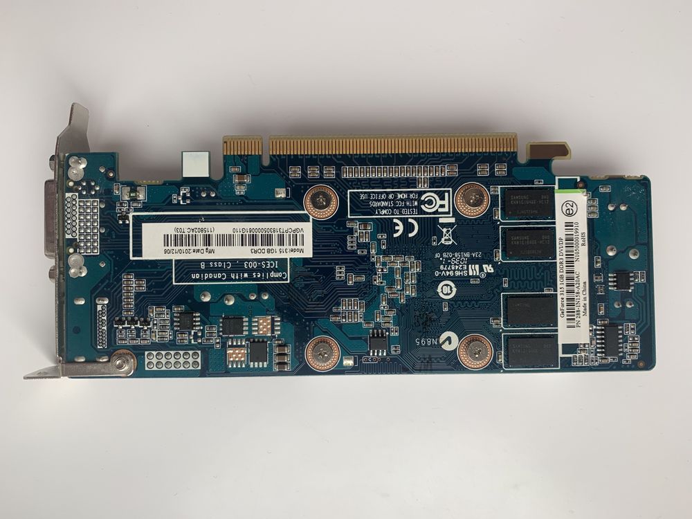 Видеокарта GeForce 315 1gb DDR3