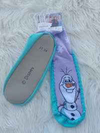 Kapcie antypoślizgowe skarpety 31-34 r. 32 r. 33 Frozen Disney Olaf