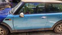 MINI R50 R52 DRZWI LEWY PRZÓD 870/5 ELECTRIC BLUE