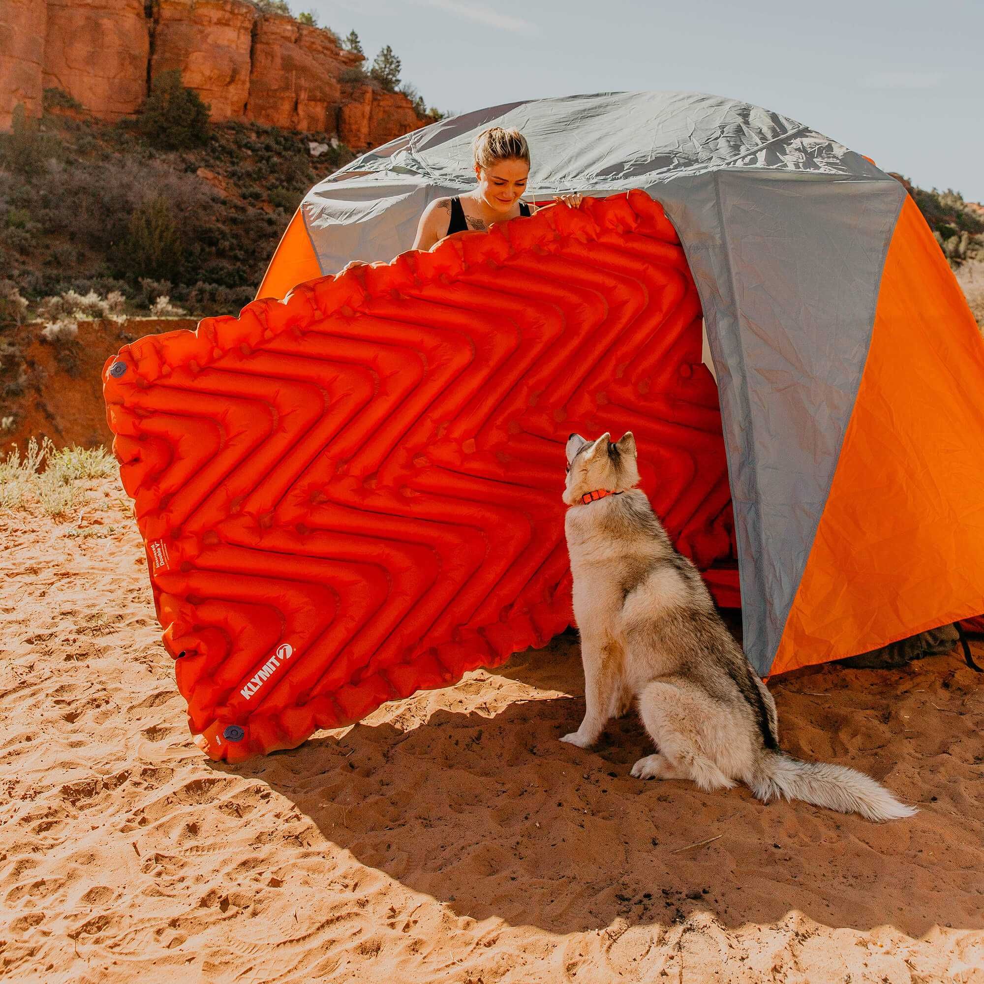 Klymit Insulated Double V USA-777 килимок подвійний Зимовий