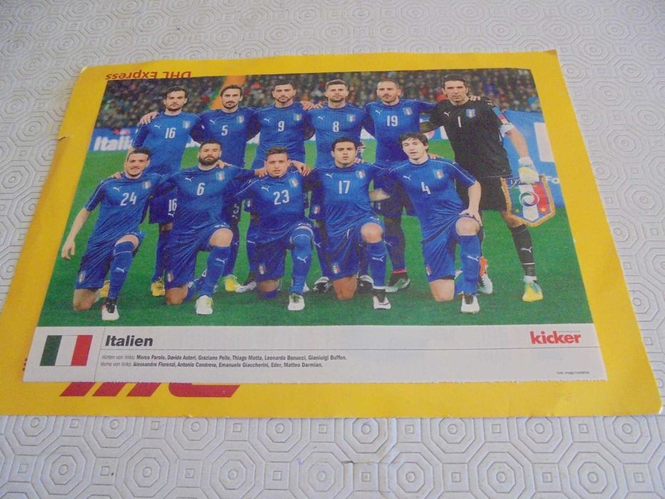 Posters (21,5X30) de Seleções de Futebol no Euro 2016 em França