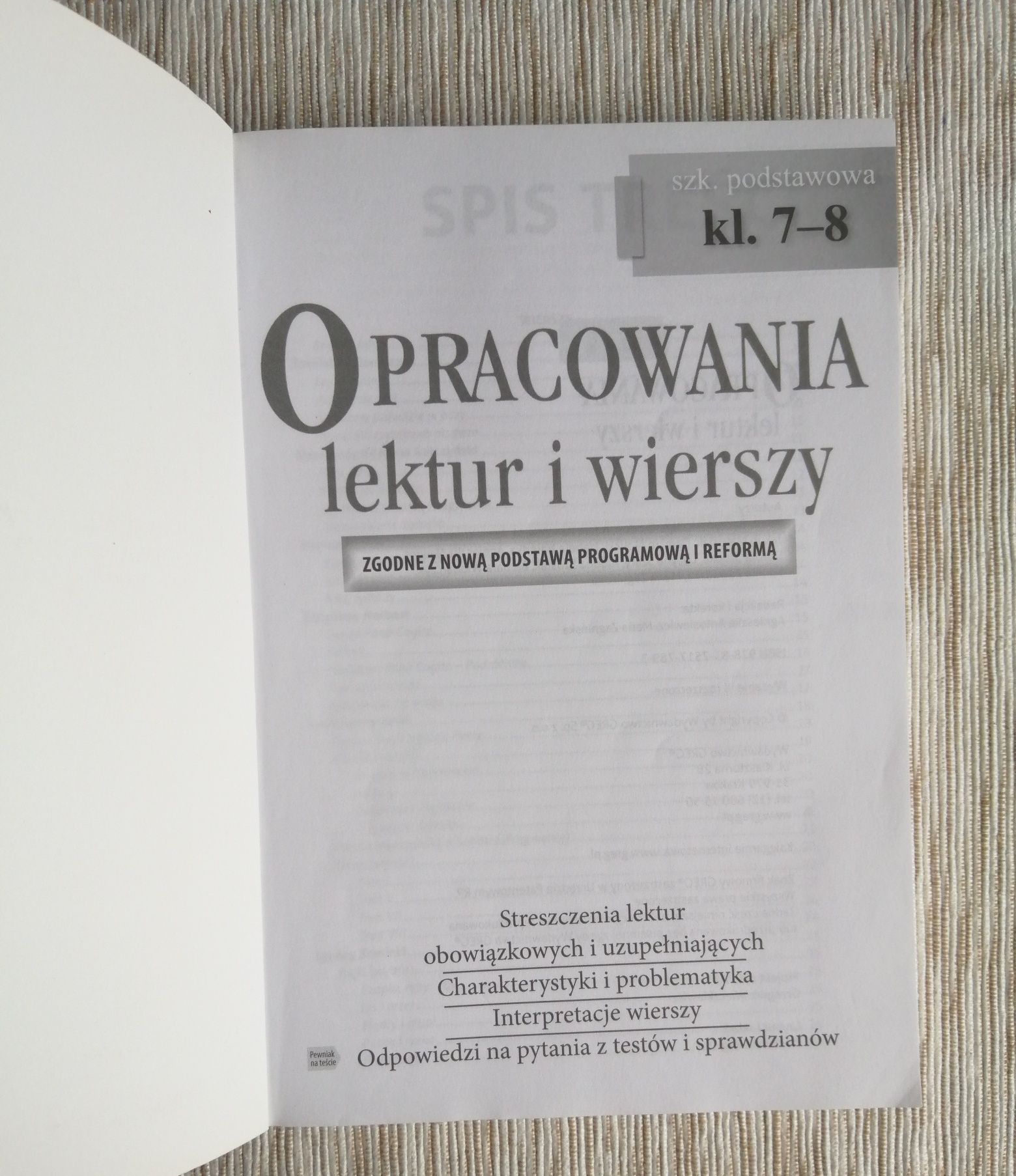 HOT! Niezbędnik do egzaminu ósmoklasisty i nie tylko