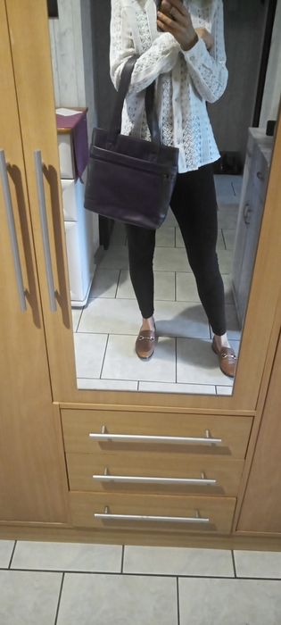 Fioletowa śliwkowa torebka