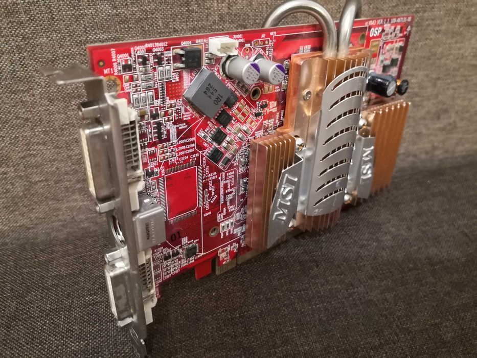 Karta graficzna MSI Radeon RX1600XT 256MB PCI-E Silent