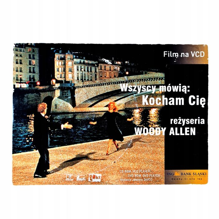 Wszyscy Mówią Kocham Cię płyta VCD DVD PL Polski Język Lektor Napisy