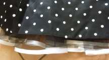 Sukienka elegancka w grochy M