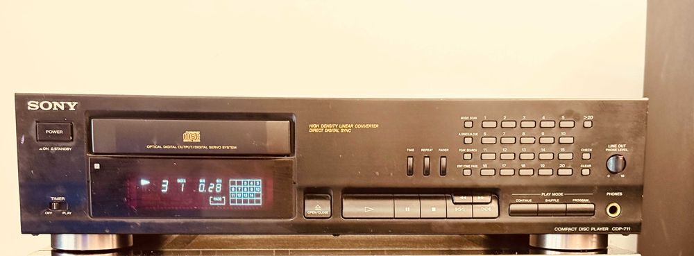 ‼️ Sony CD-плеер CDP-711 — винтажный Hi-Fi, Япония, ЦАП CXD2565M