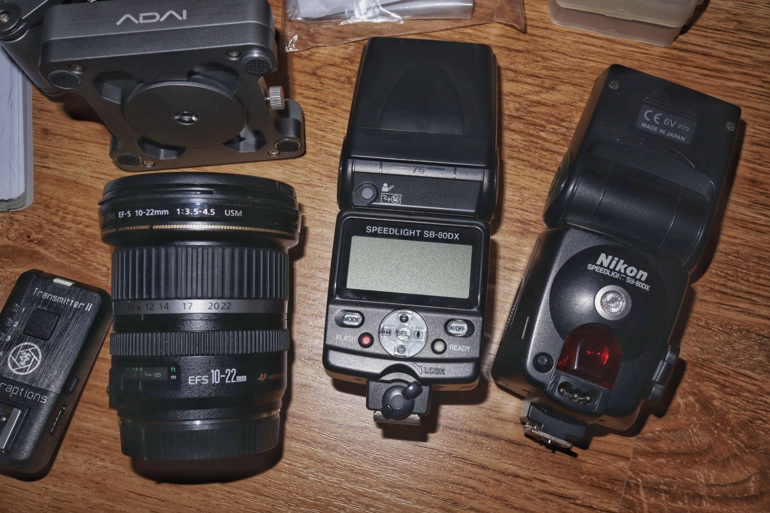 Zdalna fotografia Camtraptions PIR V3, TX3RX, Canon 10-22, Nikon SB-80