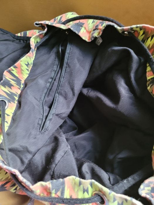 Plecak kolorowy z materiału Boho