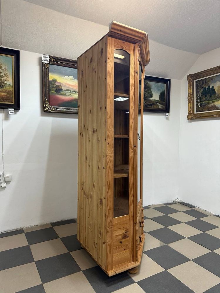 Вітрина кутова дерево витрина угловая 3018