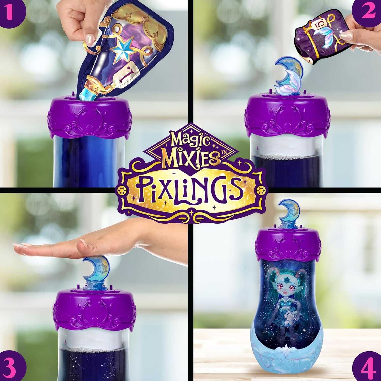 Лялька сюрприз Magic Mixies Pixlings Shimmerverse Series Меджік Міксіс