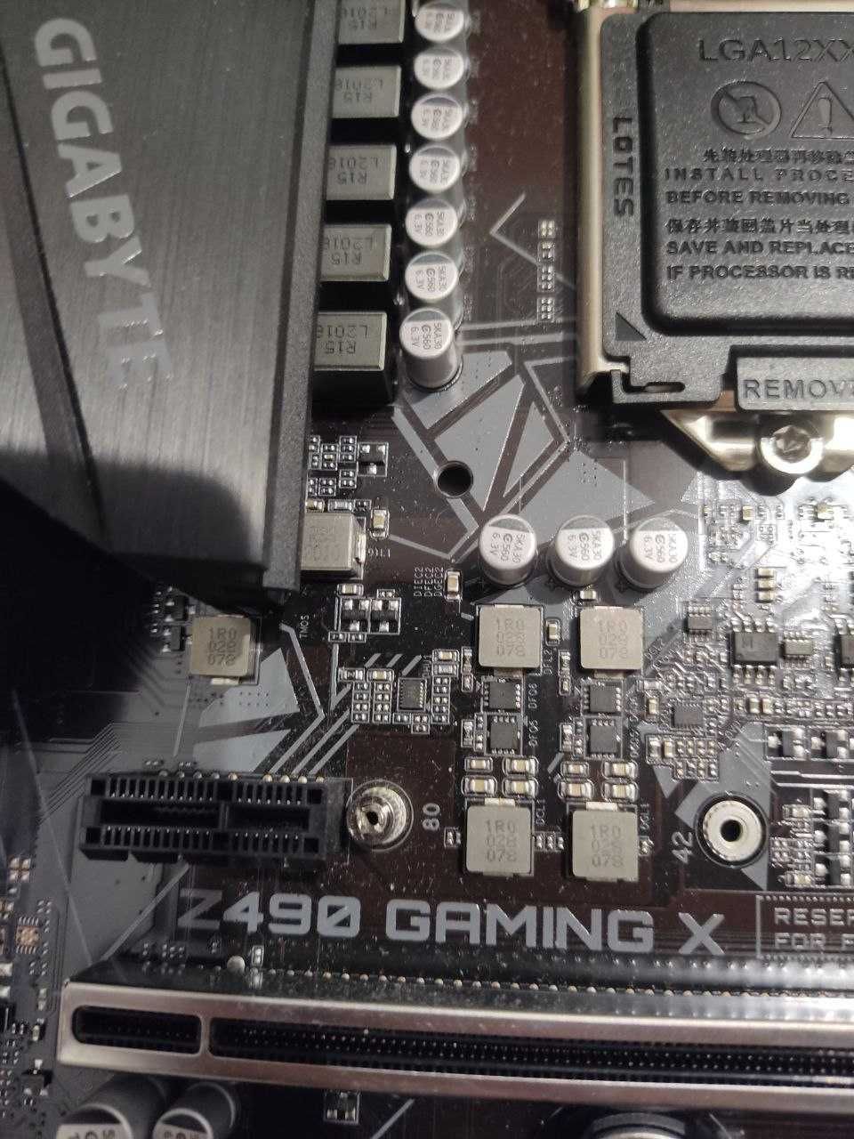 Материнская плата Gigabyte Z490 GAMING X сокет LGA 1200, чипсет Z490