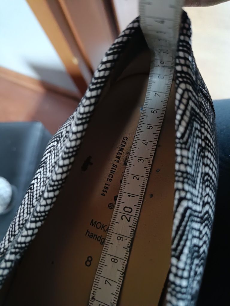 Skórzane skóra mokasyny 42 półbuty Sioux