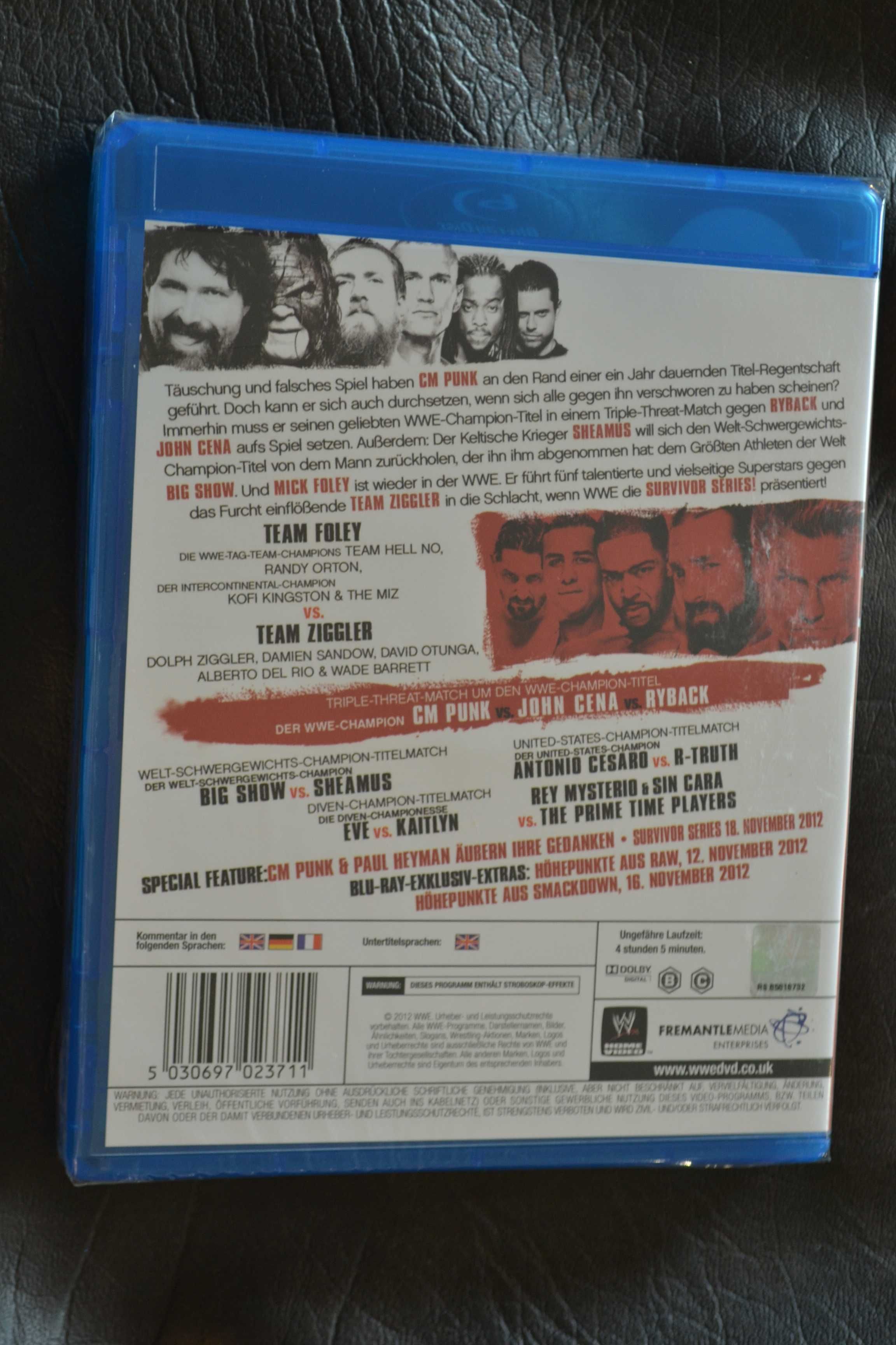 W Survivor Series 2012  Blu-ray  Nowa w folii