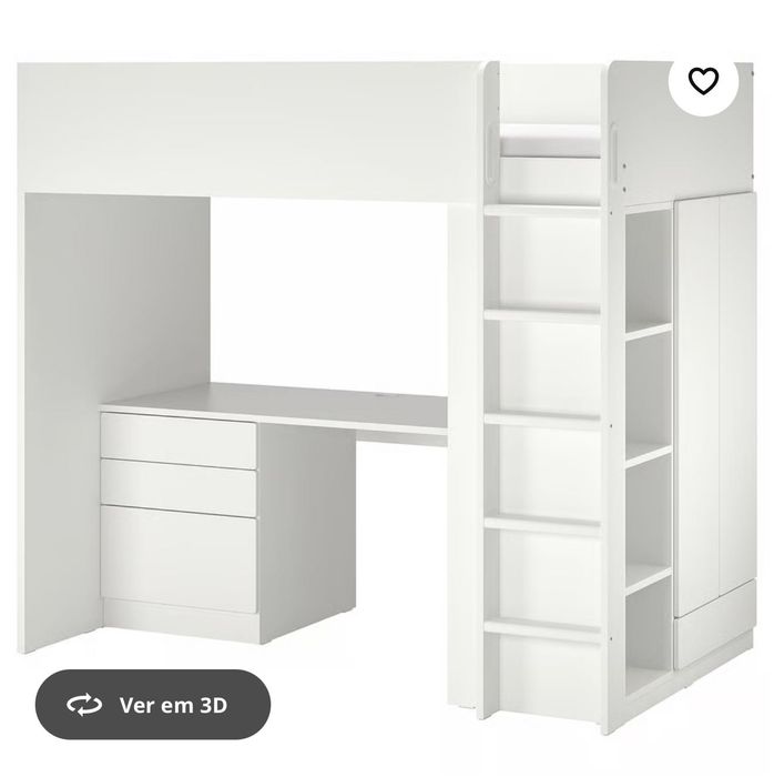 Cama SMÅSTAD comprada há 2 anos. Ótimo estado