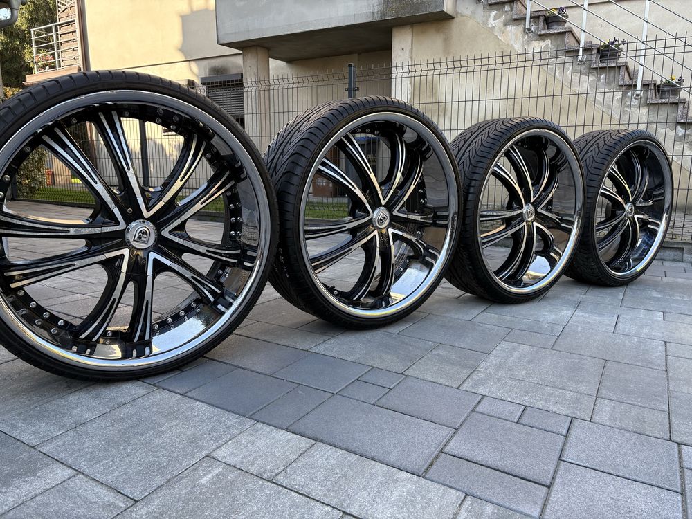 Koła 275/25/24 Alufelgi 24” 24 Cale 5x130 Porsche Cayene Vw Audi Q7