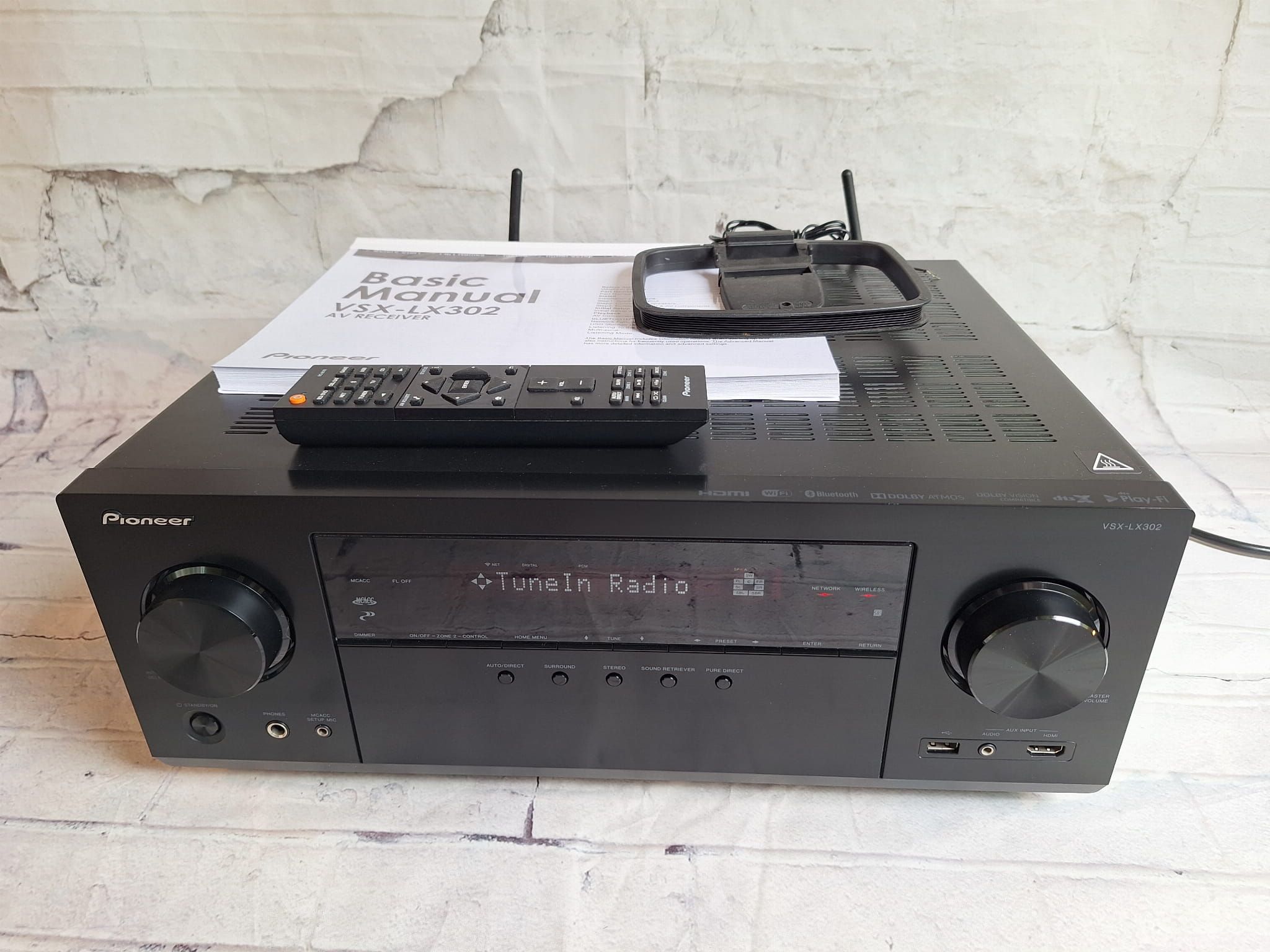 Pioneer VSX-LX302 Mocny Wi-fi BT 4k/60P Dolby Atmos Vision ARC