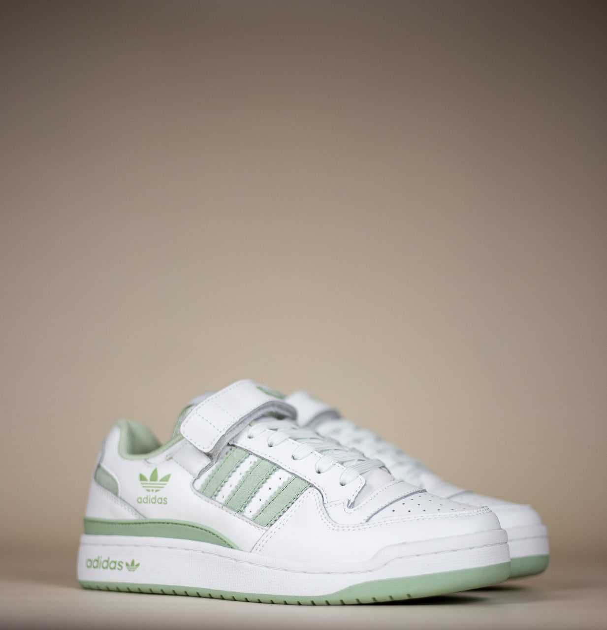 Жіночі кросівки Adidas Forum 84 Low White Green