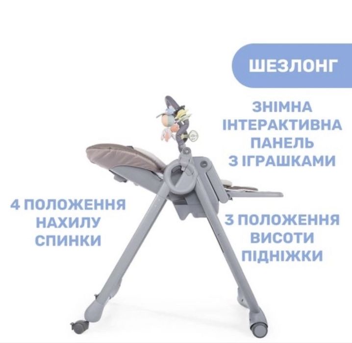 Стільчик для годування Chicco Polly Magic New