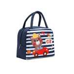 Lancheira, bolsa de piquenique térmica comida (Urso Listrado)