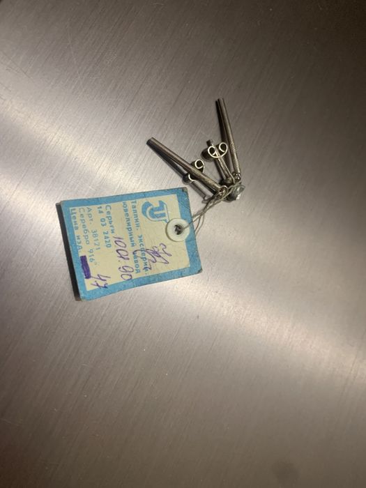 Серьги серебрянные СССР