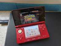 Nintendo 3ds metallic red, dobry stan! Luma CFW + gratis Pokemon Ruby