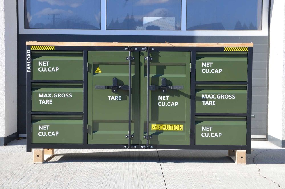 Stól Industrialny Masywny Kontener Industrialy  DLT-6FT