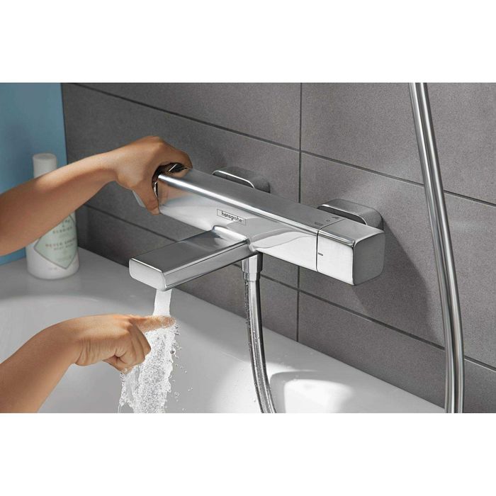 Hansgrohe Ecostat E Bateria wannowa ścienna chrom