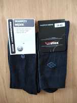 Czarne skarpety męskie 2 pary 39/42: Bratex i Code Accessories