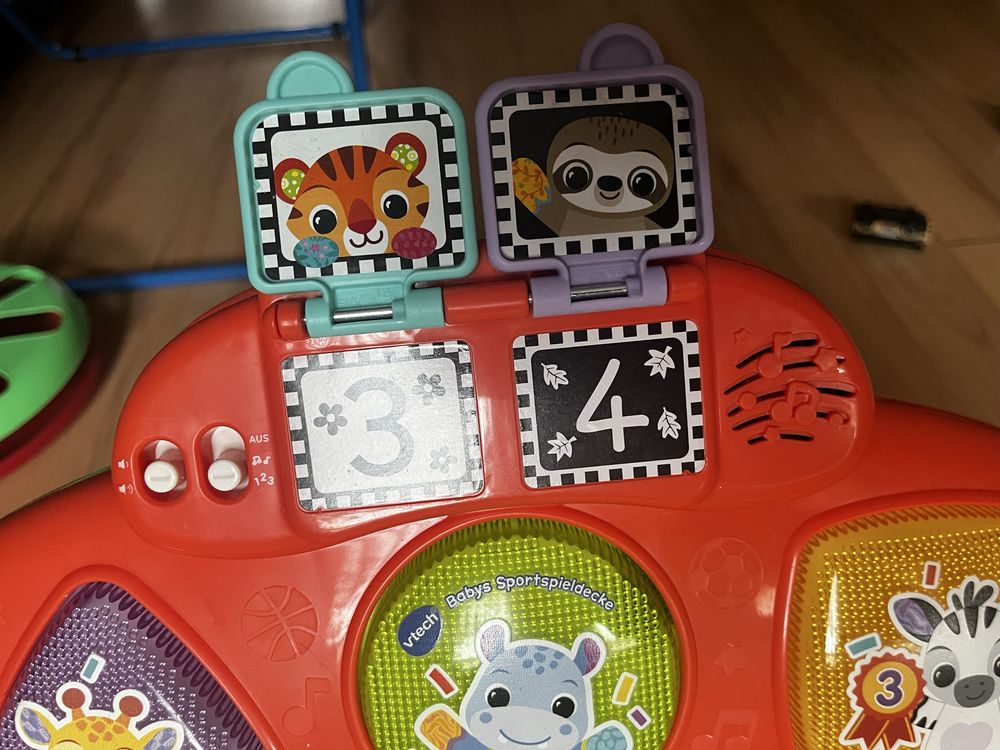 Mata edukacyjna muzyczna 4w1 dla bobasa niemowlaka Vtech