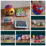 Zabawki Fisher price, szumiś, puzzle