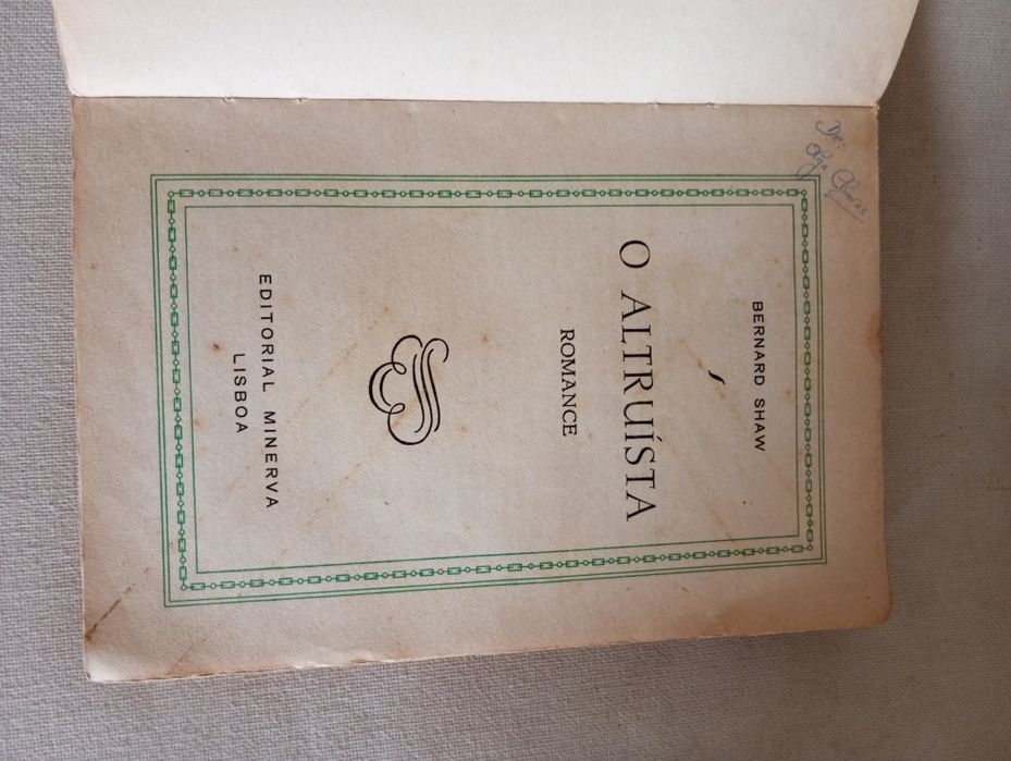 Bernard Shaw (Autor Prémio Nobel) - O altruísta