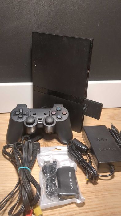 PlayStation 2 Slim Pad + Karta pamięci 128MB + Wideo + GRA [PS2]