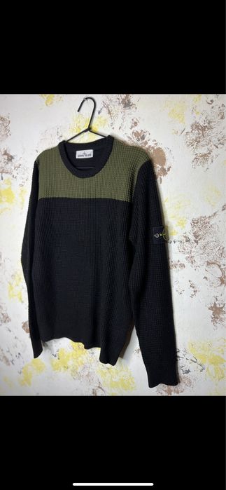Свитер вязаный кофта Stone Island Винтаж оригинал размер М