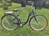 Nowy niemiecki rower  28cali 3 biegi  z koszem