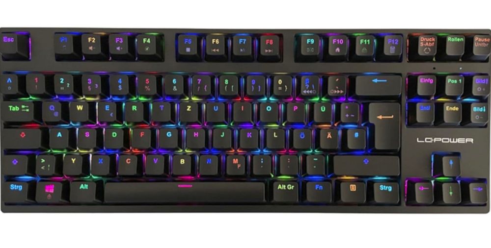 LC-Power Klawiatura RGB bezprzewodowa