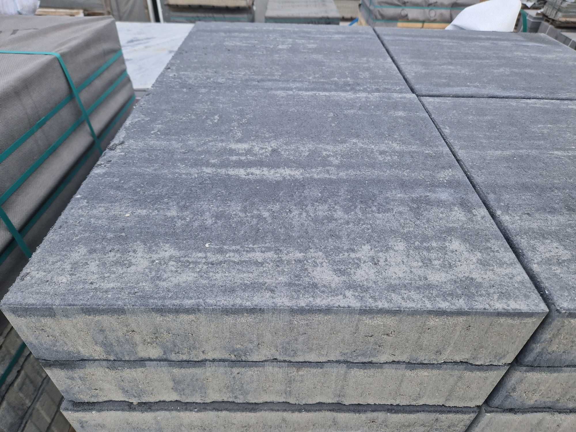 Płyta Tarasowa Venetto Kostka Brukowa 45x45 Black Shadow Promocja