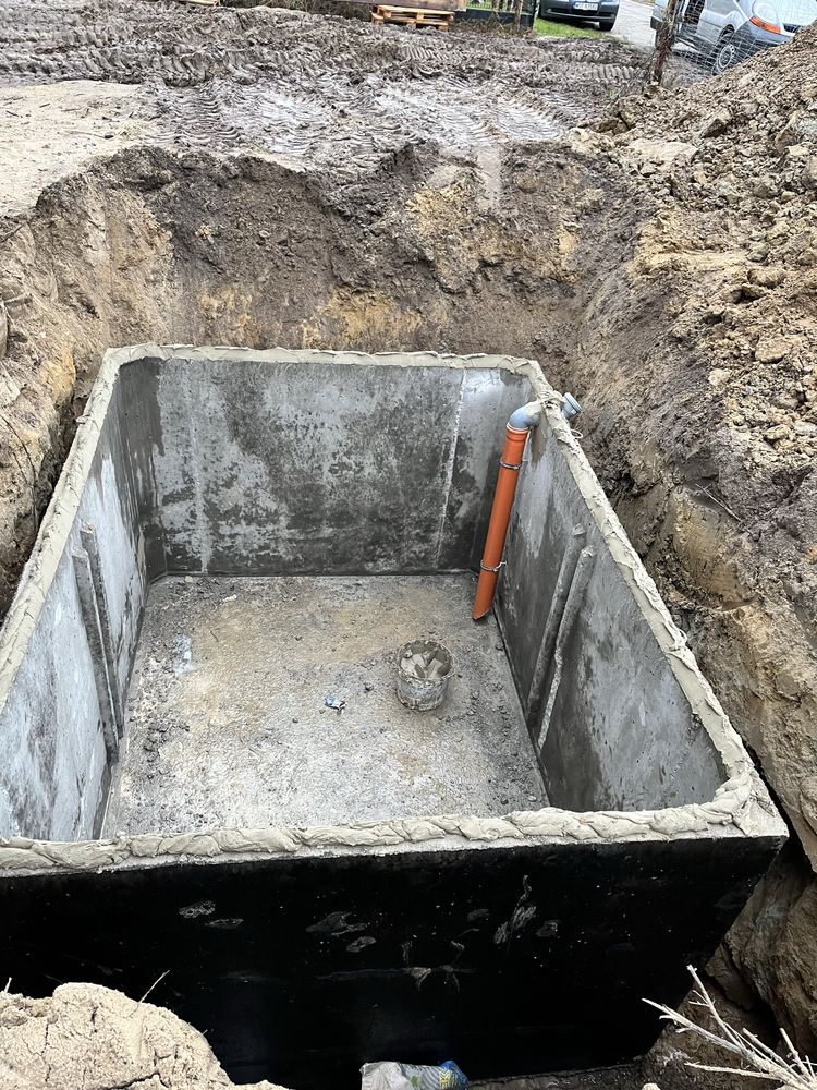 Szambo betonowe, zbiornik betonowy, zbiornik na szambo KOMPLEKSOWO