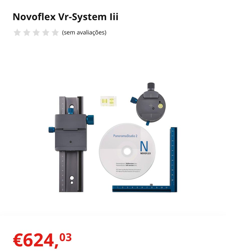 Sistema Novoflex Panorama VR-System III + Focusing rack